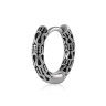 Серьга из нержавеющей стали Узор HPN760