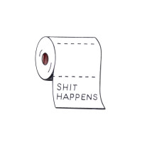 Значок Shit Happens BR395