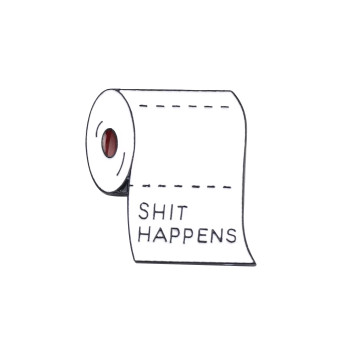 Значок Shit Happens BR395