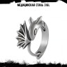 Серьга из нержавеющей стали Дракон HPN763
