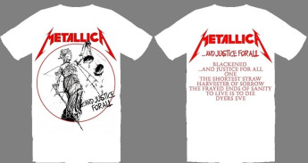 Футболка Metallica белая UFD042