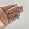 Серьги Сердце Еретика СА120