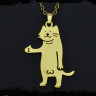 Кулон Мартовский котик TS459g