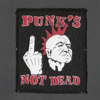 Нашивка Punk's not dead. НШ255