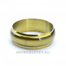 Кольцо из нержавеющей стали 8 мм. Золотистый кошачий глаз. KSS394