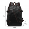 Рюкзак чёрный экокожа CBG33
