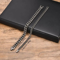 Браслет Цепь 5 мм BSS107gr