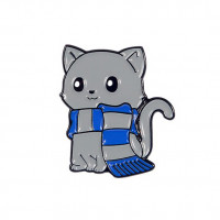 Значок "Котёнок в шарфе" BR191