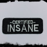 Термонашивка Certified Insane TNV504