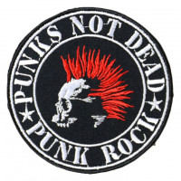 Нашивка Punk's Not Dead. НШВ467
