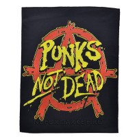 Нашивка большая Punk's Not Dead НШБ032
