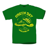 Футболка Green Day (зелёная) SME090-3