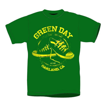 Футболка Green Day (зелёная) SME090-3