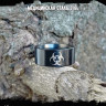 Кольцо из нержавеющей стали Biohazard 8 мм KSS720b