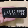 Термонашивка Live to rock TNV506