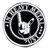 Нашивка In Heavy Metal We Trust. НШВ265