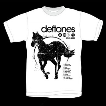 Футболка Deftones (белая) SME514-2