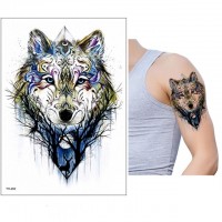 Временная татуировка Волк. 34031