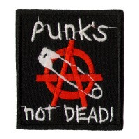 Нашивка Punk's Not Dead. НШВ267