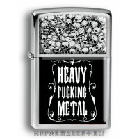 Зажигалка Heavy Fucking Metal ZIP173