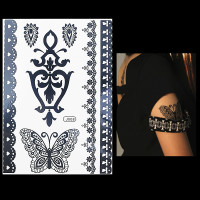 Временная татуировка хна-тату чёрная 33608
