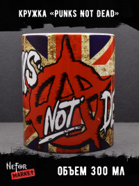 Кружка Punks Not Dead MG032