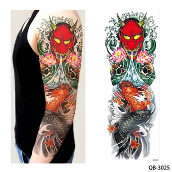 Временная татуировка Карпы и демон 34048