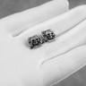  Серьга из нержавеющей стали Череп с крестом HPN778