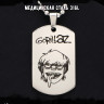 Жетон из медицинской стали Gorillaz NFT010