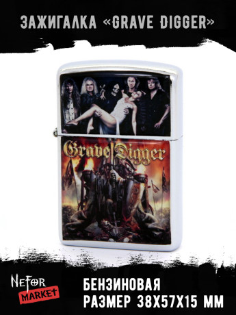 Зажигалка Grave Digger ZIP217