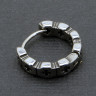 Серьга из нержавеющей стали Цепь Отречения (1 шт) HPN908