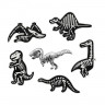 Значок Динозавр BR025