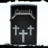 Зажигалка чёрная Metallica NFZB004