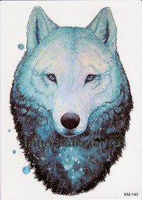 Временная татуировка Волк. 34071