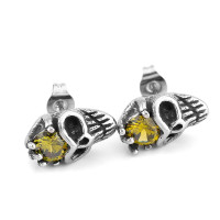  Серьга из нержавеющей стали Череп HPN782