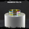 Кольцо из нержавеющей стали Грань KSS685rb