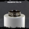 Кольцо из нержавеющей стали Queen 8 мм KSS718b