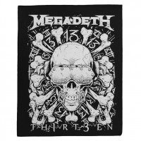 Нашивка большая Megadeth НШБ071