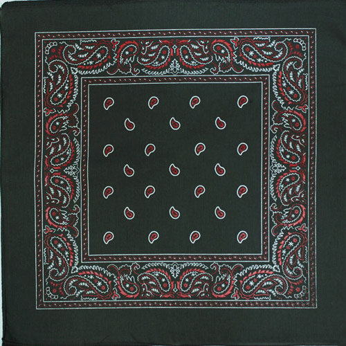 Bandana Uzor Haki S Belo Krasnym Risunkom