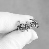Серьга из нержавеющей стали Паучий Яд (1 шт) HPN784