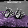  Серьга из нержавеющей стали Осьминог (1 шт) HPN785