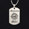 Жетон из медицинской стали Memento Mori NFT018