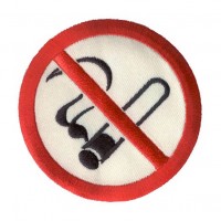 Термонашивка Курение запрещено TNP009