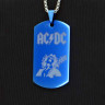 Жетон из медицинской стали AC/DC NFTB013bl