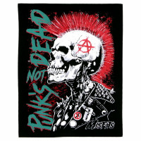 Нашивка большая Punk's Not Dead НШБ088