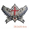 Термонашивка Крест с крыльями TNV116