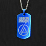 Жетон из медицинской стали Linkin Park NFTB015bl