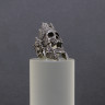 Кольцо из нержавеющей стали Череп Жреца KSS566a