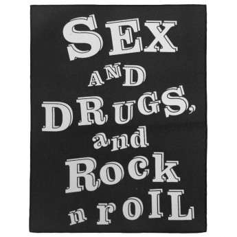 Нашивка большая Sex, Drugs, Rock'n'roll НШБ078