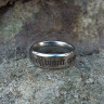 Кольцо из нержавеющей стали Amor vincit omnia 6 мм KSS590